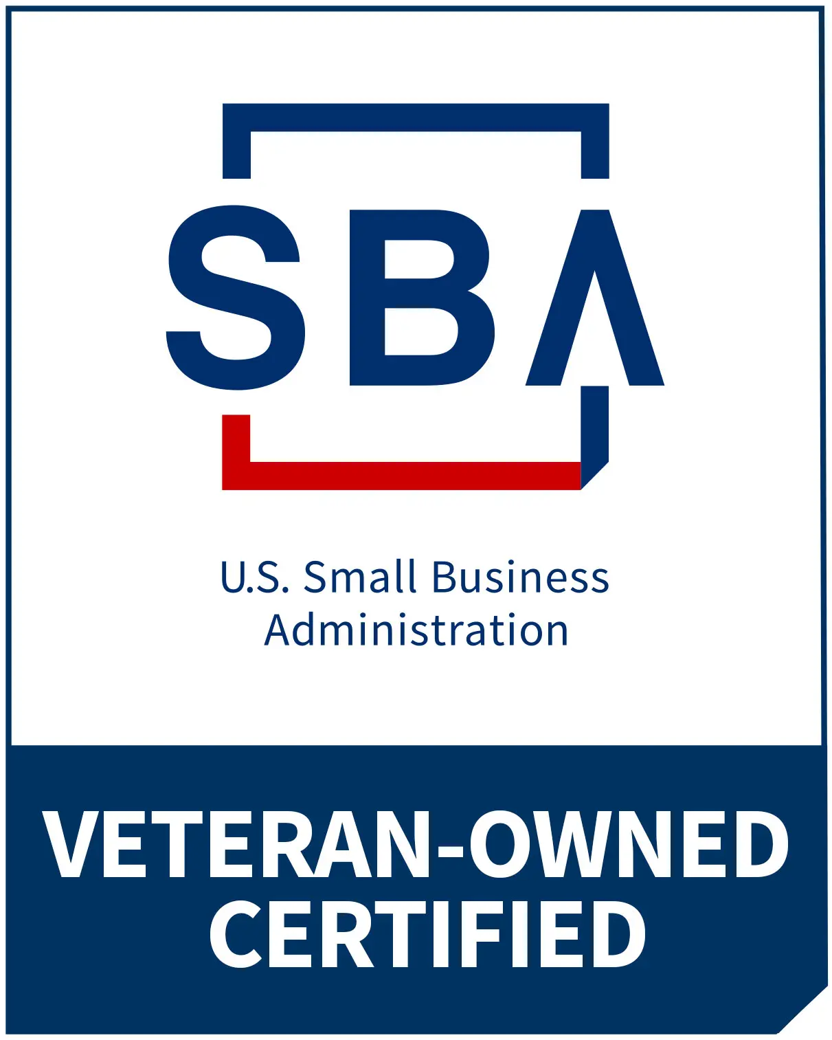 A small business administration veteran-owned certification.
